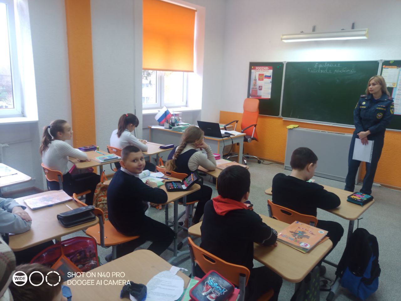 Профилактическая беседа по пожарной безопасности.